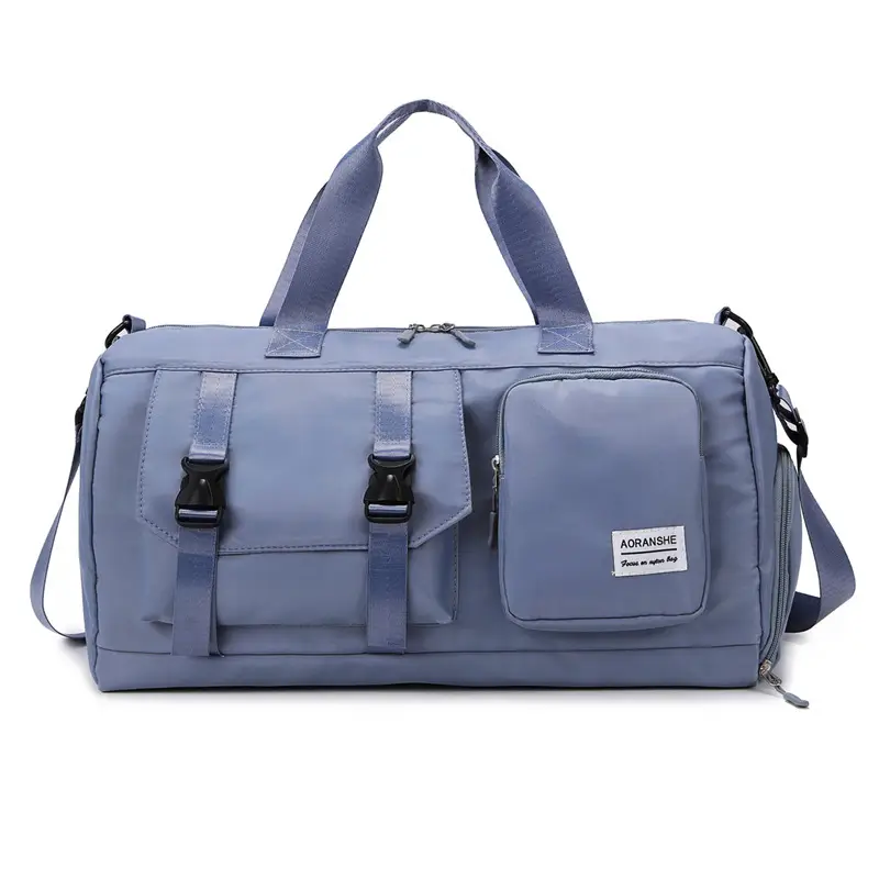 Pink Women's Sports Travel Bag with Water Repellent Design - Image 6