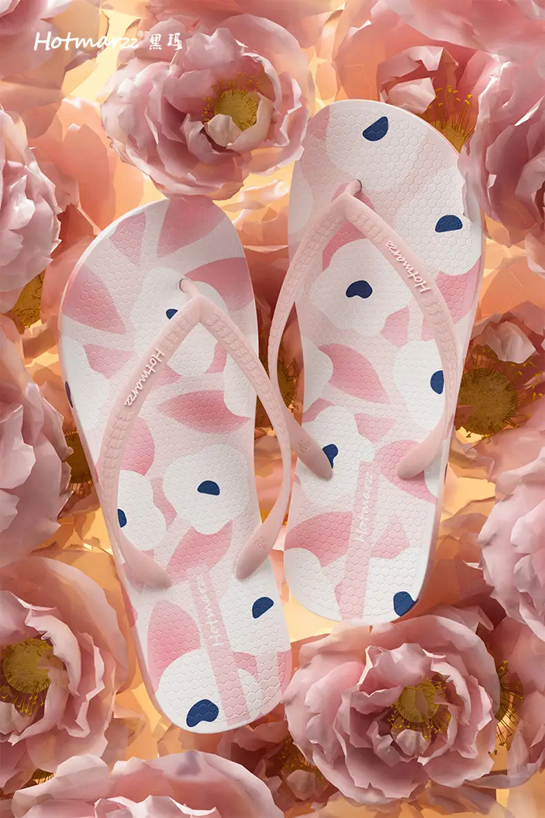 hotmarzz Heima Women's New Flip-Flops Fresh Non-Slip Slippers Jelly with Outside Slippers for Shopping â feature 2