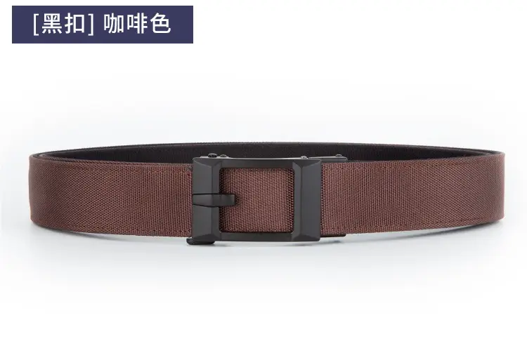 Men's Grey Nylon Belt with Silver Buckle — feature 14