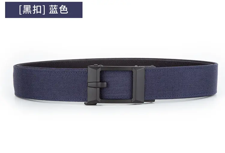 Men's Grey Nylon Belt with Silver Buckle — feature 17