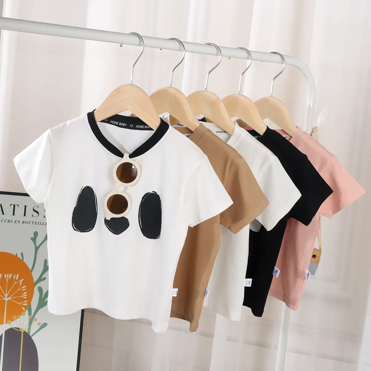Kids Cotton T-Shirt Pink Summer Casual Boys - Image 10