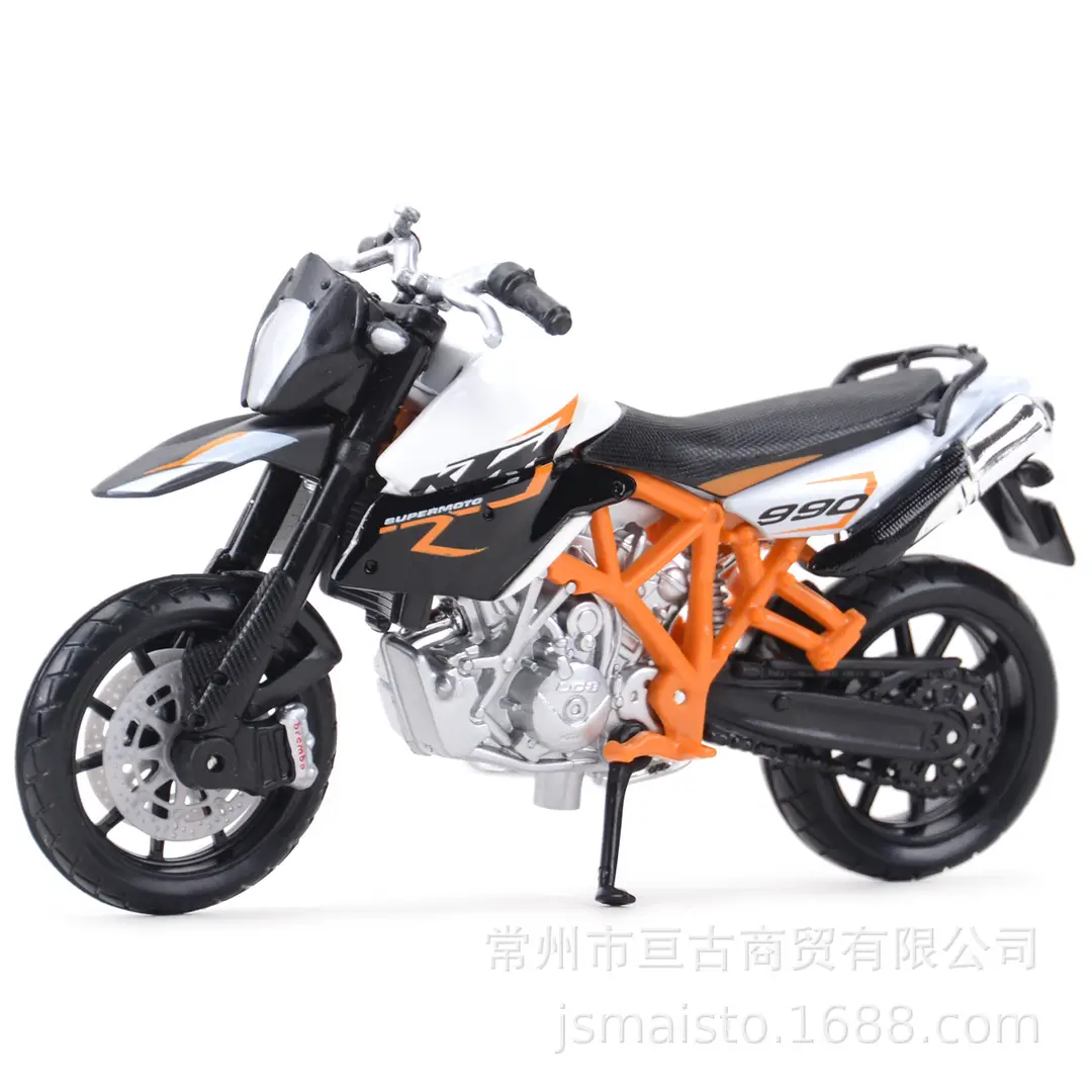 Bimei High 1:18KTM 250 Duke Heavy Locomotive Simulation Alloy Motorcycle Model Finished Product Collection Ornaments