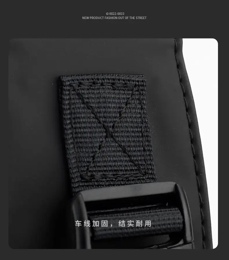 Men's Waterproof Casual Shoulder Bag Black Korean Style — feature 32