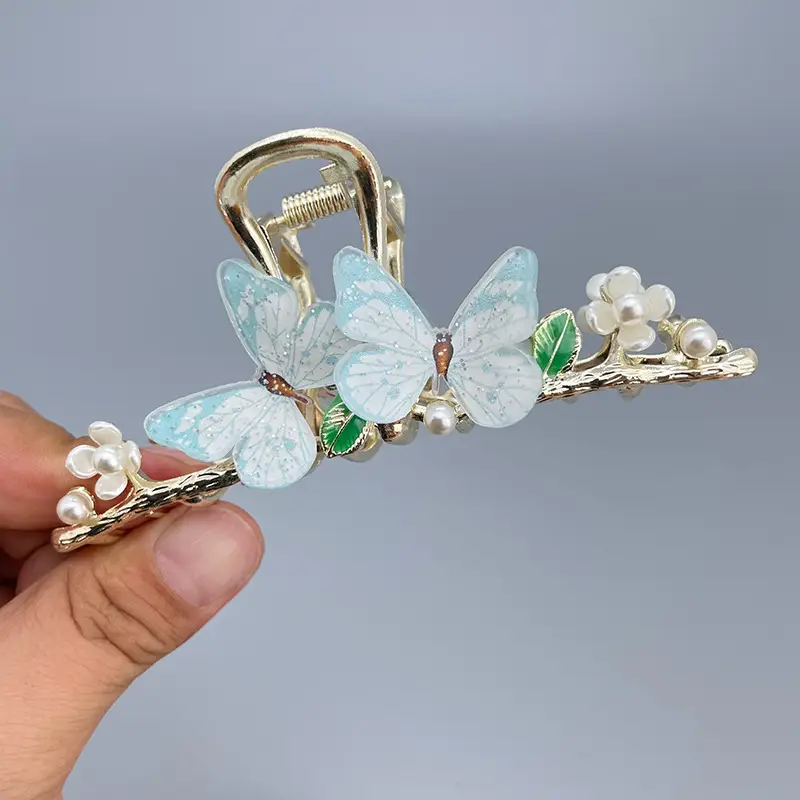 Cross Double Butterfly-Blue