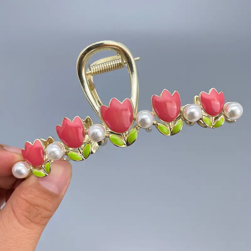 Five small flowers-red
