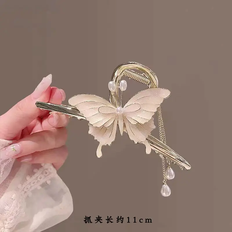 Cross oil drop big butterfly