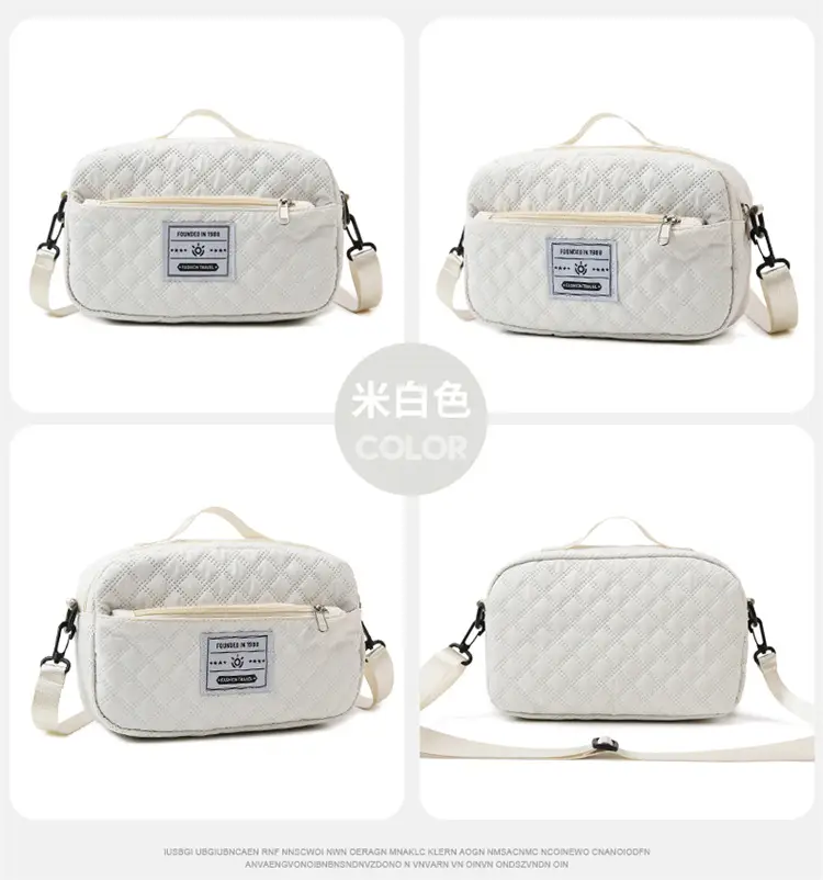 Grey Quilted Crossbody Yoga Fitness Bag 2025 — feature 15
