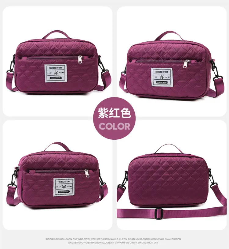 Grey Quilted Crossbody Yoga Fitness Bag 2025 — feature 18
