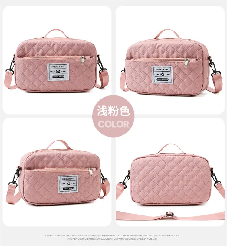 Grey Quilted Crossbody Yoga Fitness Bag 2025 — feature 19