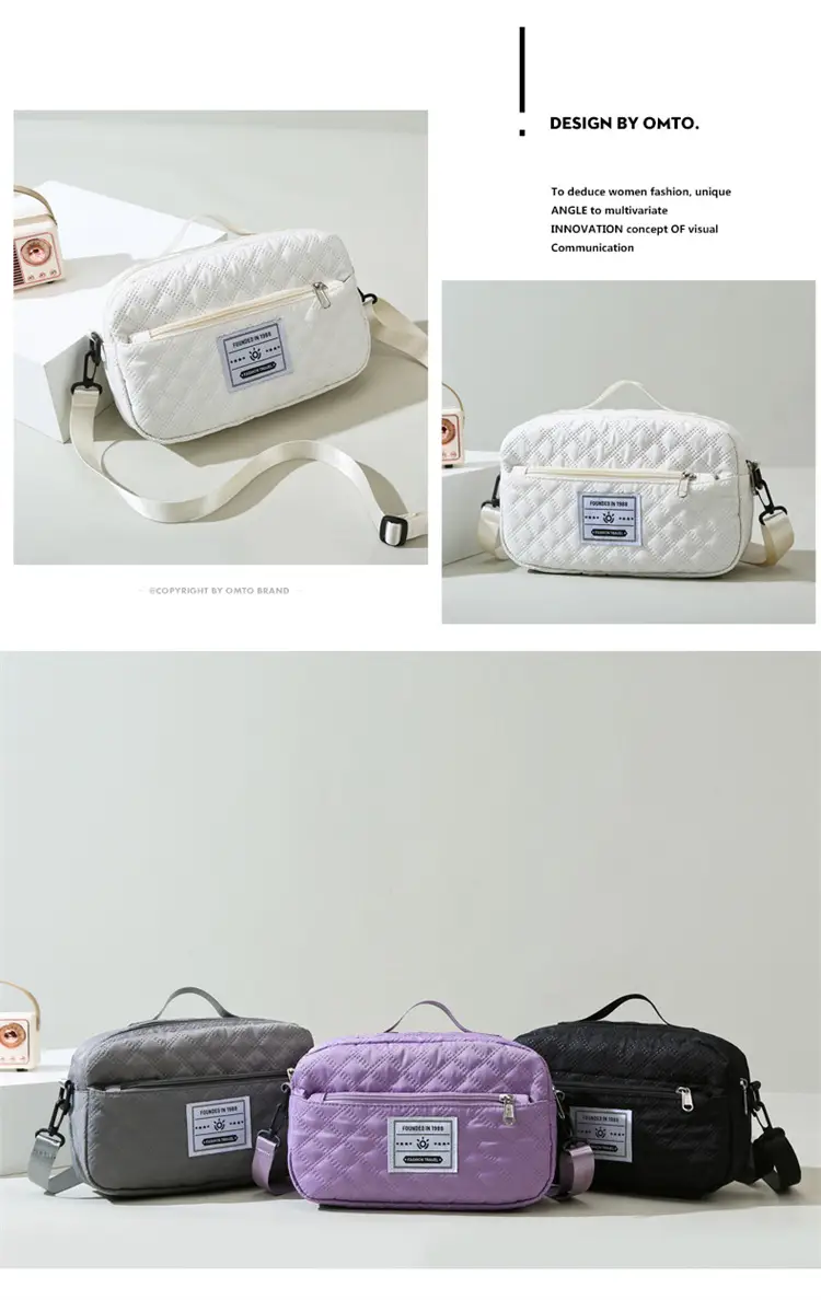 Grey Quilted Crossbody Yoga Fitness Bag 2025 — feature 24