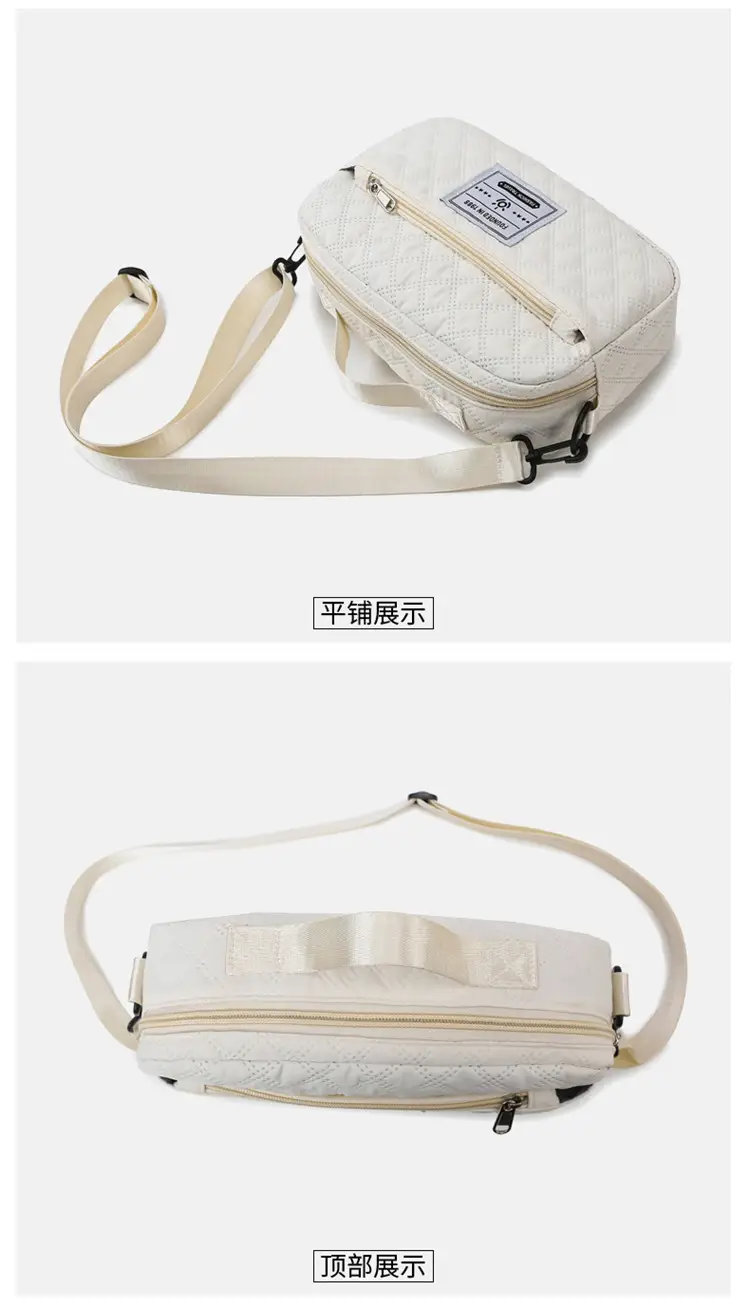 Grey Quilted Crossbody Yoga Fitness Bag 2025 — feature 30
