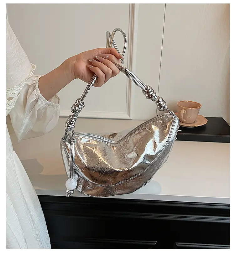Black Glossy Crossbody Bag for Women 2024 — feature 1