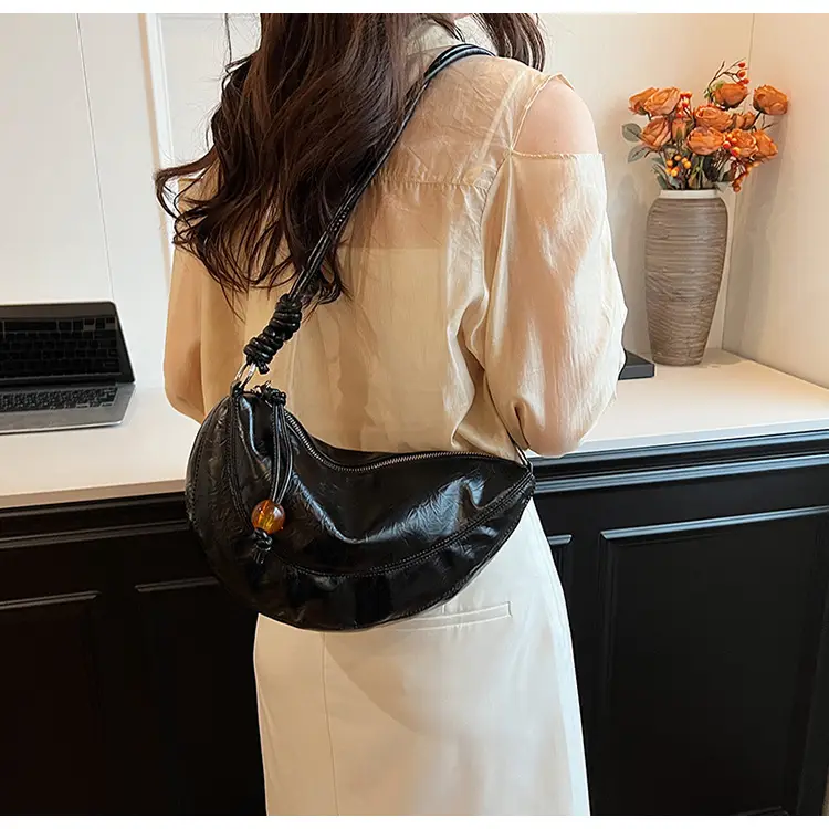 Black Glossy Crossbody Bag for Women 2024 — feature 19