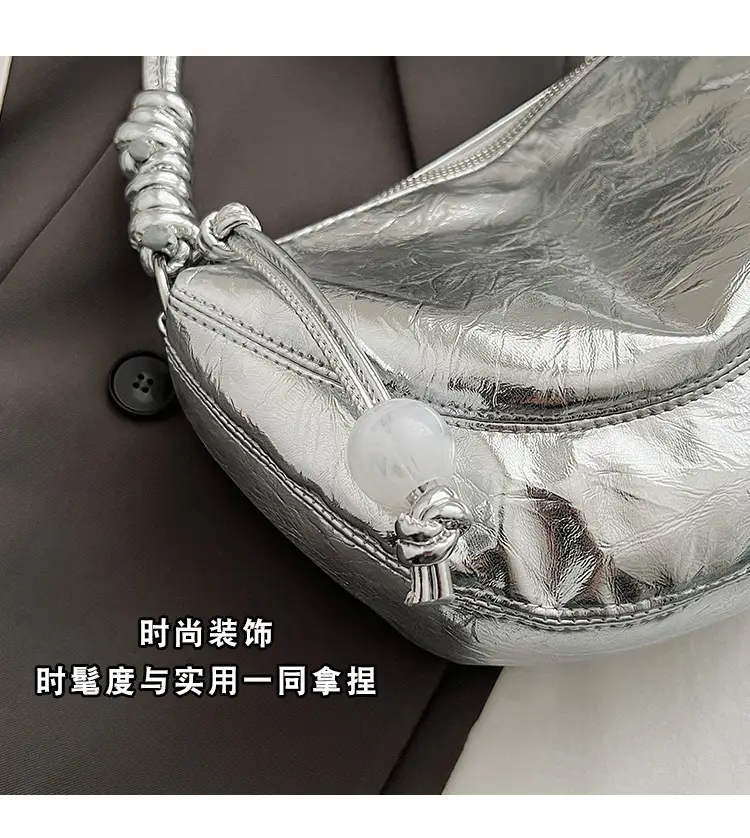 Black Glossy Crossbody Bag for Women 2024 — feature 4