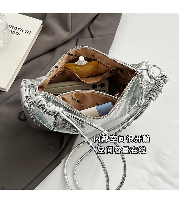 Black Glossy Crossbody Bag for Women 2024 — feature 7
