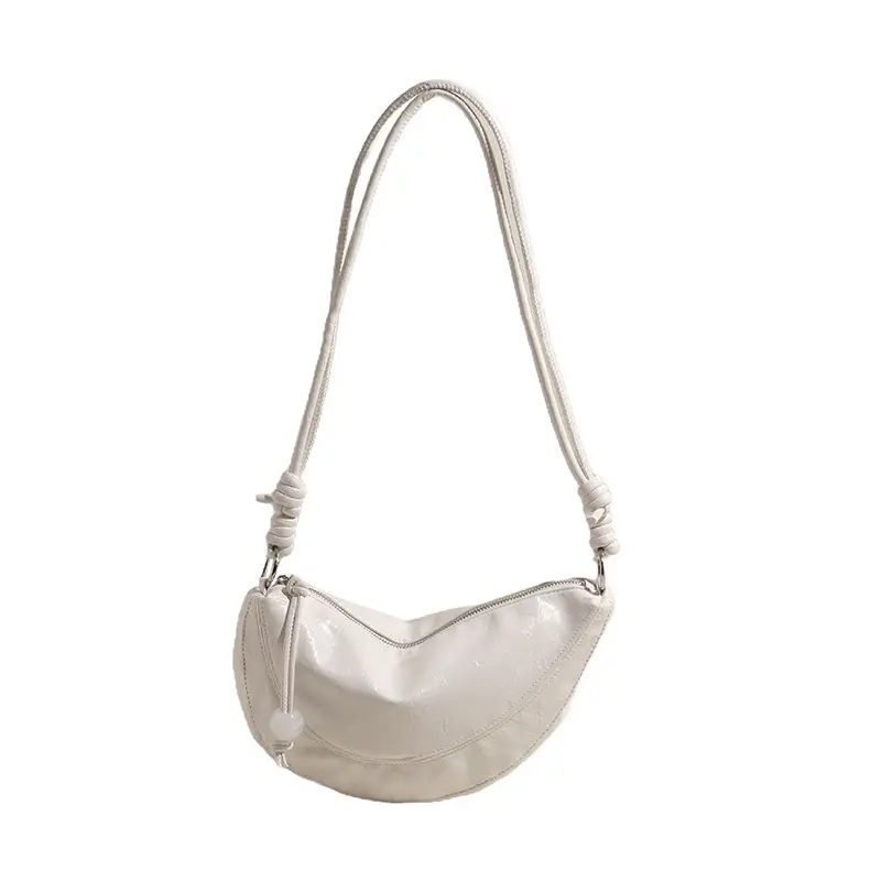 Black Glossy Crossbody Bag for Women 2024 - Image 2