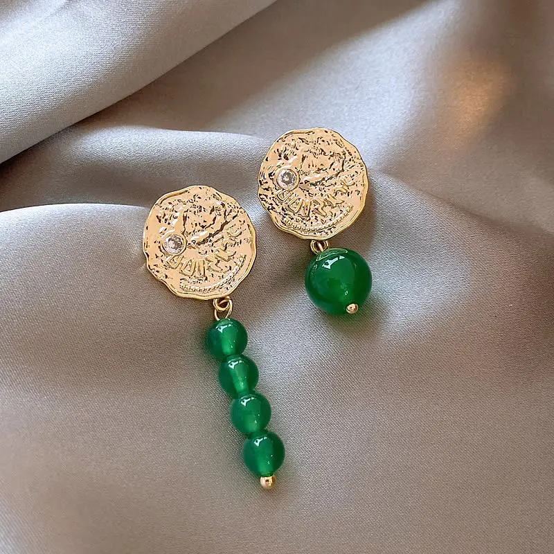 Green Rose Earrings for Girls - 1 Pc Handcrafted Decor - Image 110