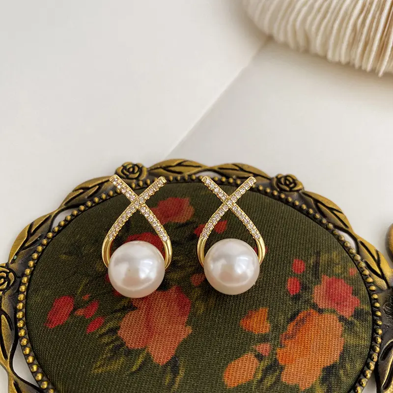 Green Rose Earrings for Girls - 1 Pc Handcrafted Decor - Image 53