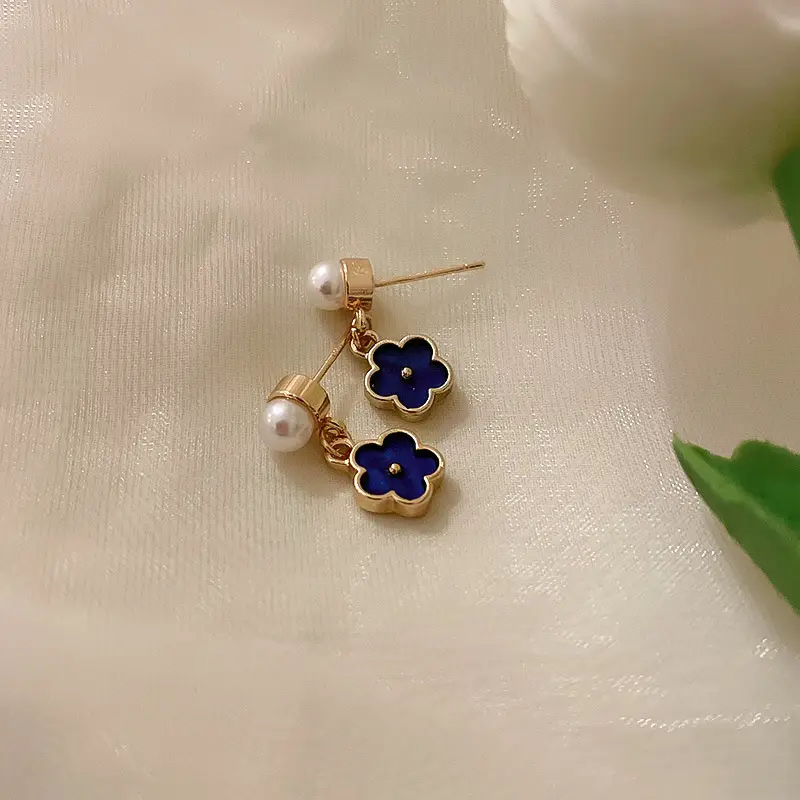 Green Rose Earrings for Girls - 1 Pc Handcrafted Decor - Image 73