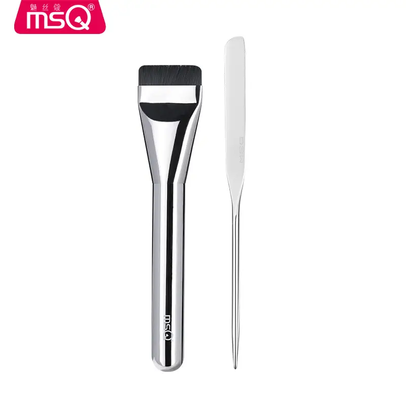 MsQ Flat Foundation Brush Powder-Saving Ultra-Thin
