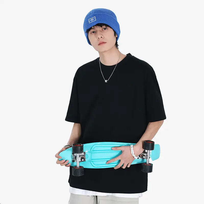 Men's Pure Cotton Summer T-Shirt Loose Fit Casual