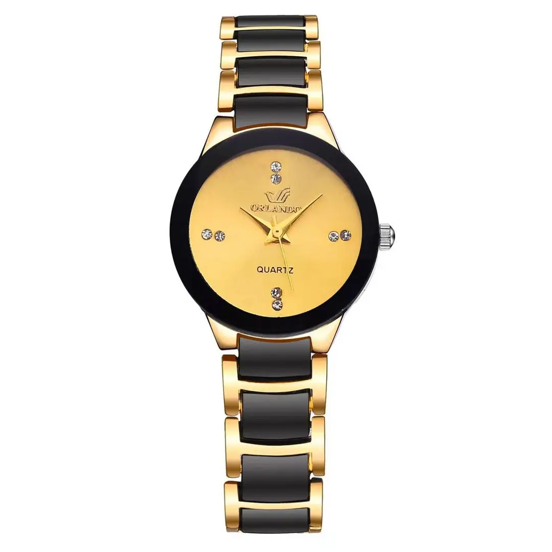 Cross-Border Popular Simple Strip Scale Couple Watch Fashion Trend Business Men's British Style Steel Band Quartz Watch - Image 5