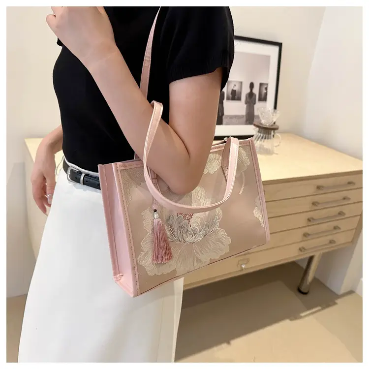 Luxury Embroidered Butterfly Tote Bag for Women — feature 17