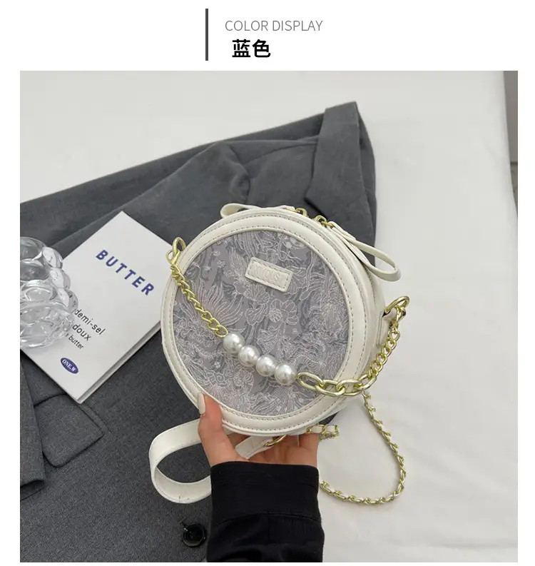 Pink Pearl Chain Shoulder Bag for Women 2024 — feature 21