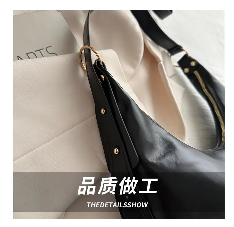 Vintage Red Leather Shoulder Bag for Women 2024 — feature 6