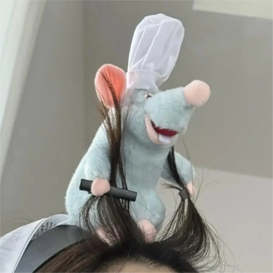 Plush Cartoon Headband with Star Cap for Girls — feature 1