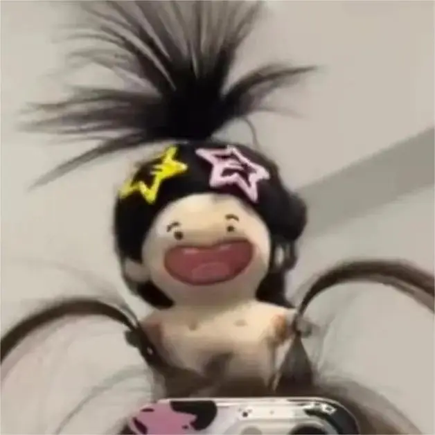 Plush Cartoon Headband with Star Cap for Girls - Image 6