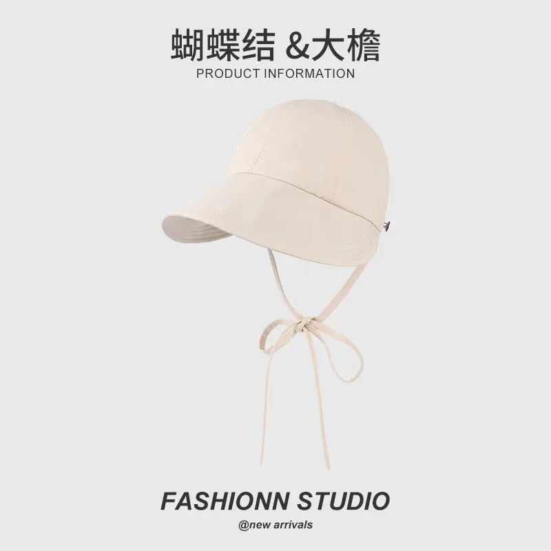 Pink Bow Fisherman Sun Hat for Women - Image 4