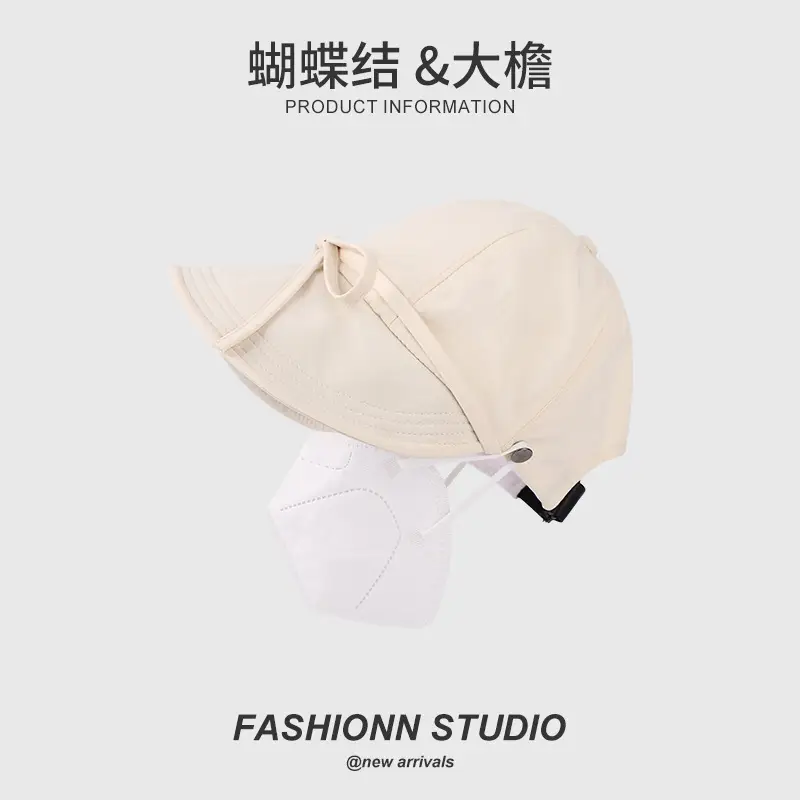 Pink Bow Fisherman Sun Hat for Women - Image 5
