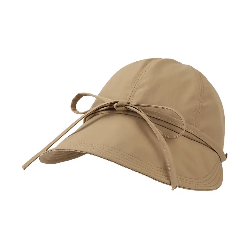 Pink Bow Fisherman Sun Hat for Women - Image 7