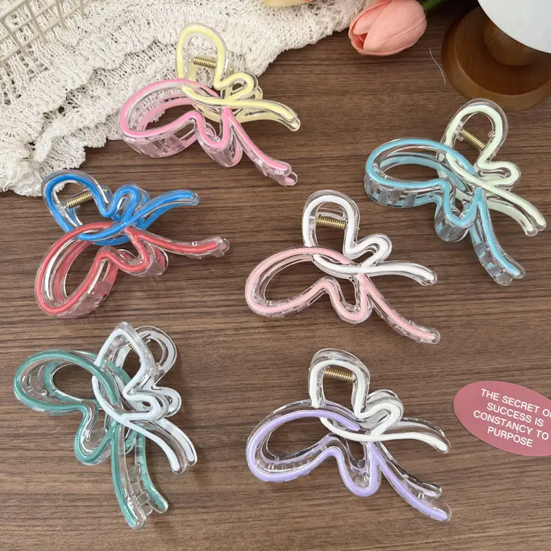 Blue Jelly Gradient Butterfly Hair Clip — feature 16
