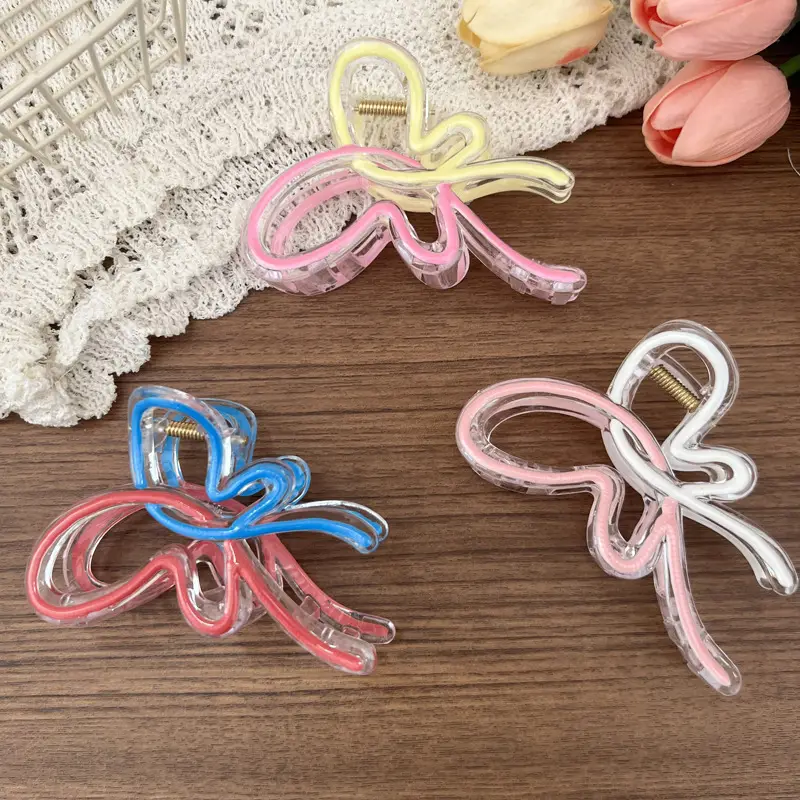 Blue Jelly Gradient Butterfly Hair Clip — feature 17