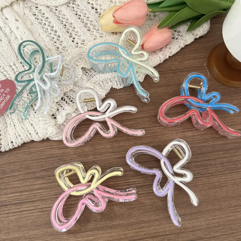 Blue Jelly Gradient Butterfly Hair Clip — feature 20