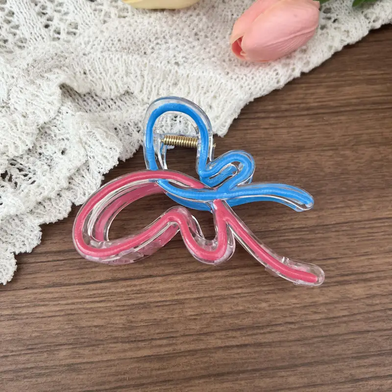 Blue Jelly Gradient Butterfly Hair Clip — feature 22