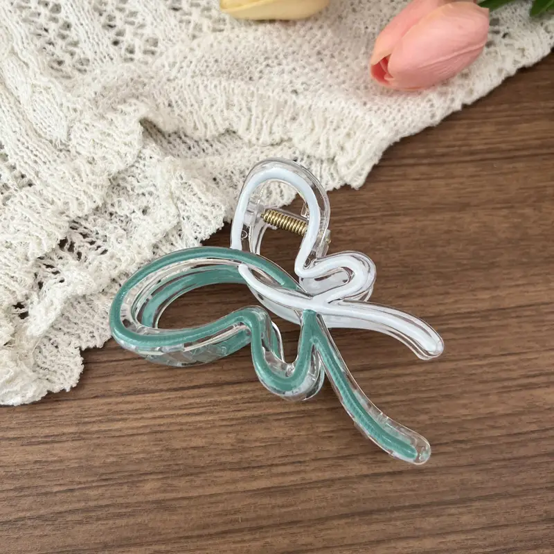 Blue Jelly Gradient Butterfly Hair Clip — feature 25