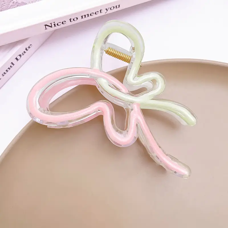 Blue Jelly Gradient Butterfly Hair Clip - Image 5