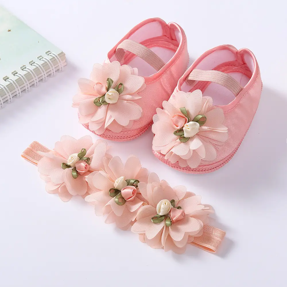 Black Floral Baby Shoes 0-1 Year Old — feature 13