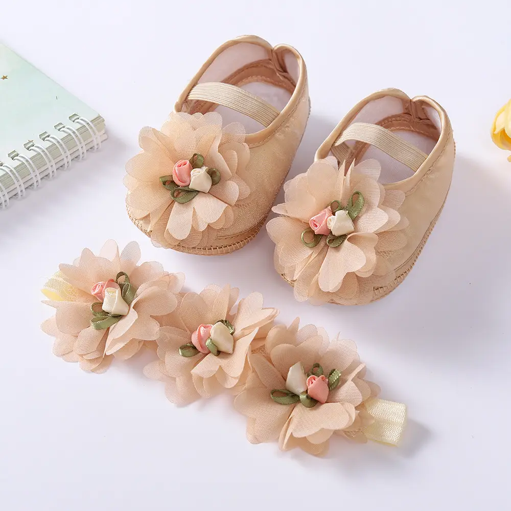 Black Floral Baby Shoes 0-1 Year Old — feature 15