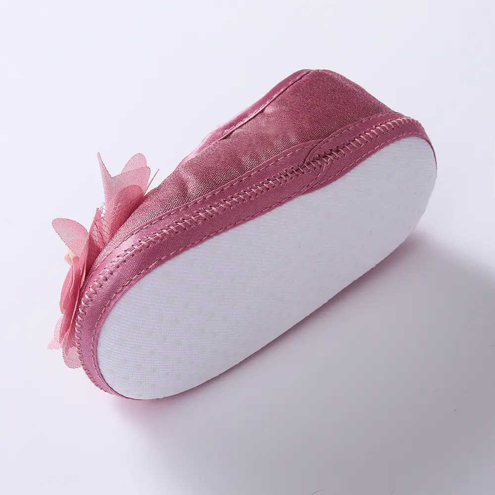 Black Floral Baby Shoes 0-1 Year Old — feature 3