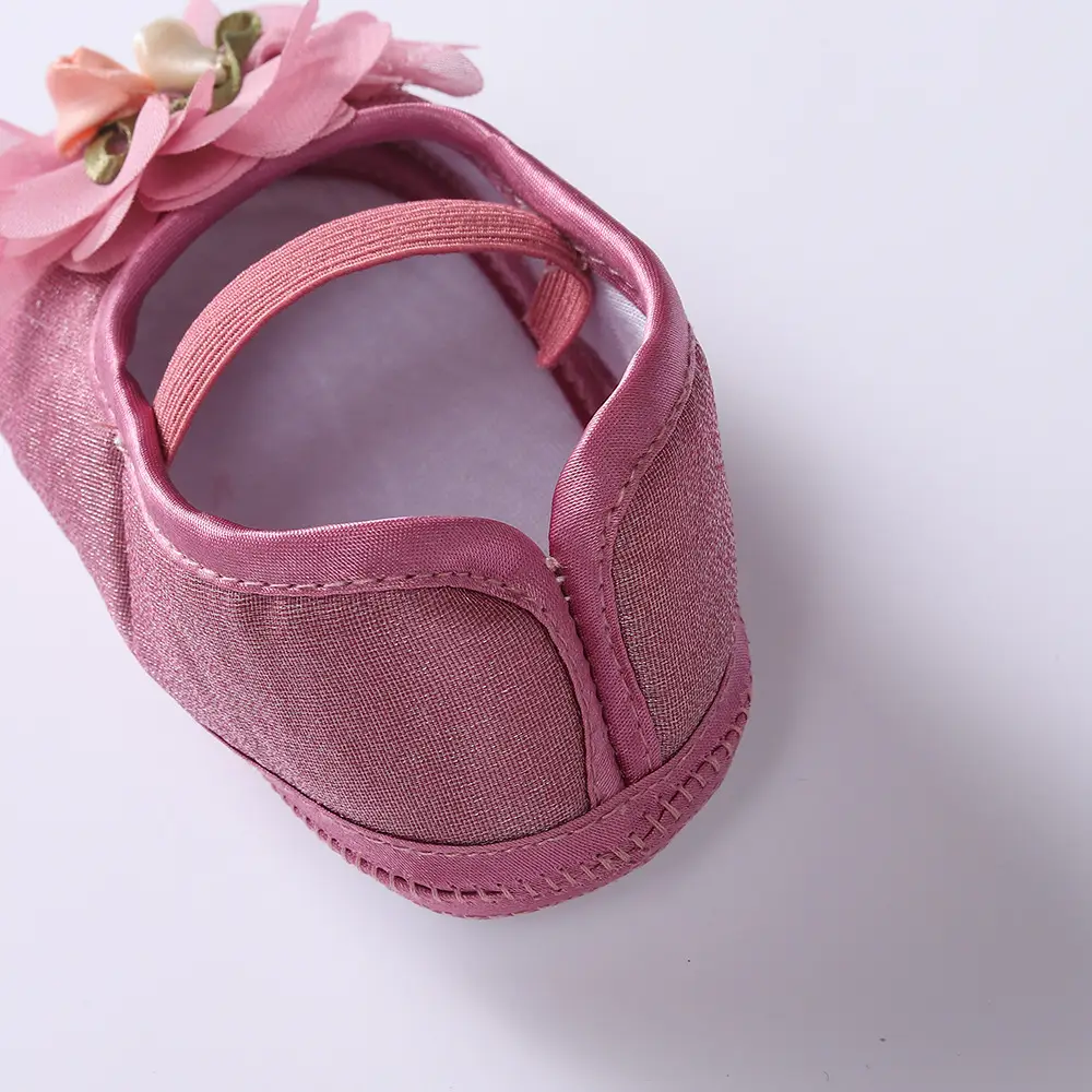 Black Floral Baby Shoes 0-1 Year Old — feature 4
