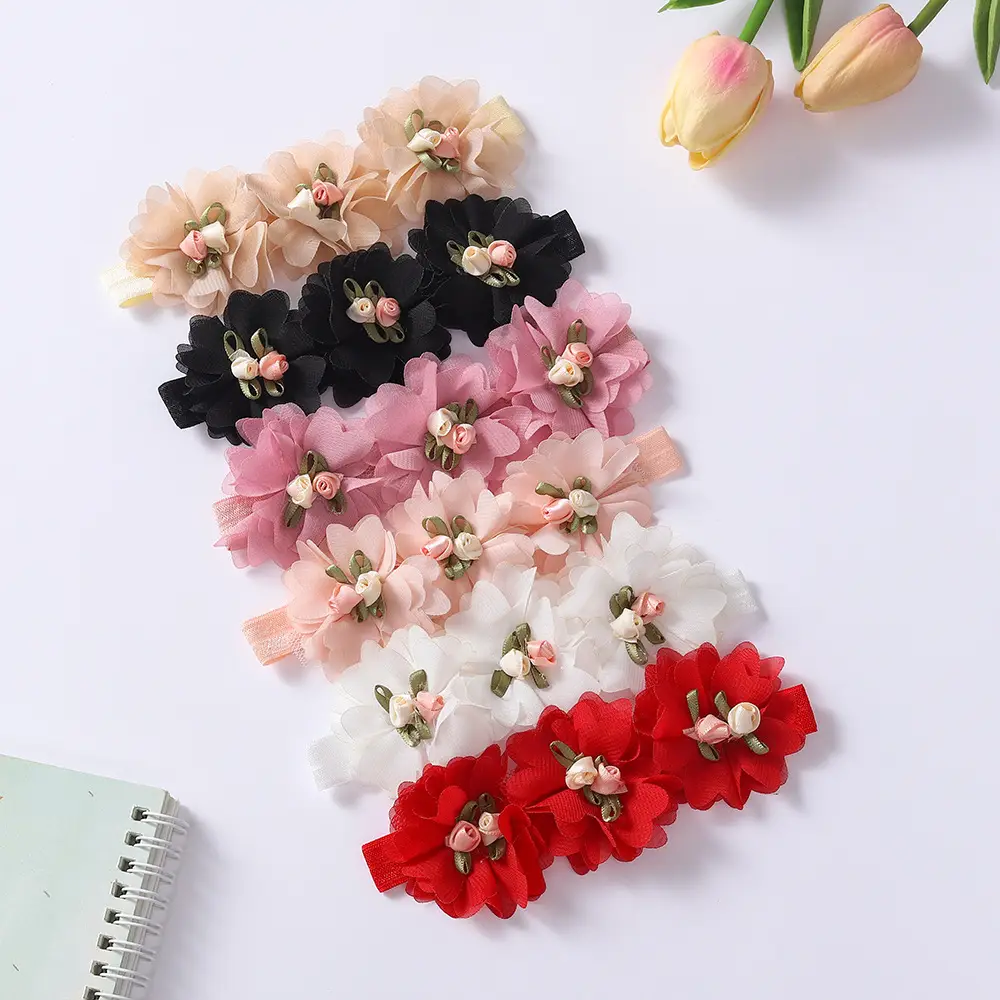 Black Floral Baby Shoes 0-1 Year Old — feature 5