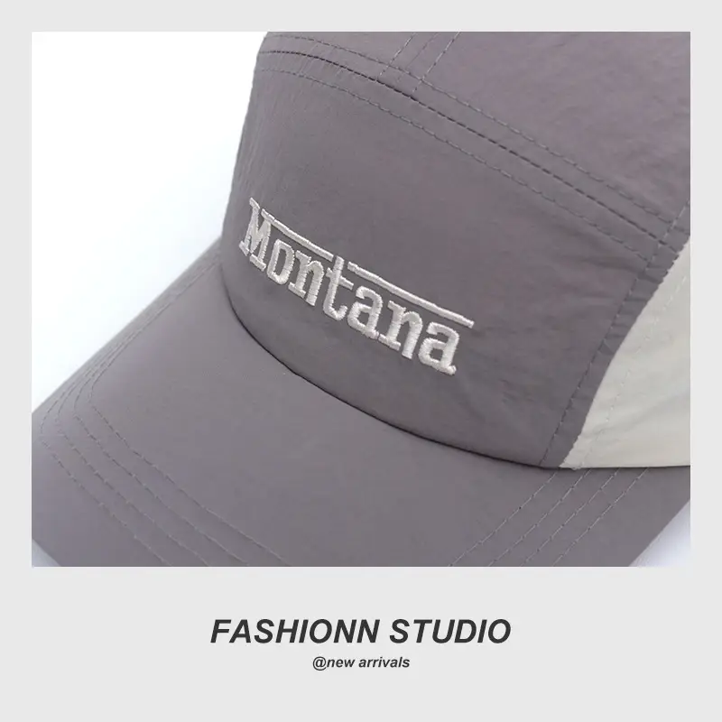 Montana Embroidered Baseball Cap Olive White — feature 12