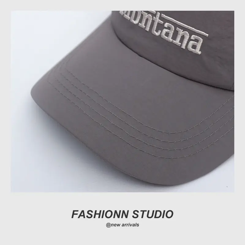 Montana Embroidered Baseball Cap Olive White — feature 13