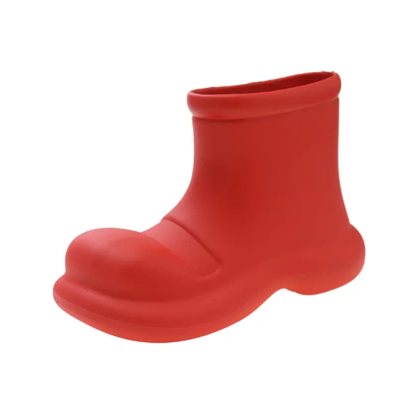 2025 Internet Celebrity Big-Toe Shoes New Rain Boots Women's Fashionable Outer Wear Eva Waterproof Shoes Short Rain Boots Boots - Image 8
