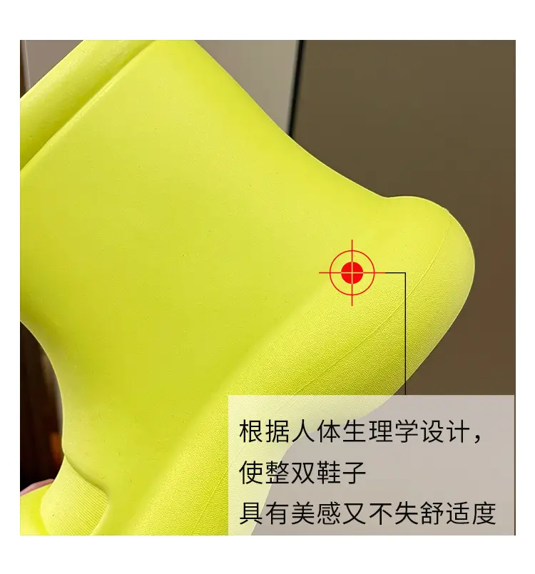 2025 Internet Celebrity Big-Toe Shoes New Rain Boots Women's Fashionable Outer Wear Eva Waterproof Shoes Short Rain Boots Boots — feature 23