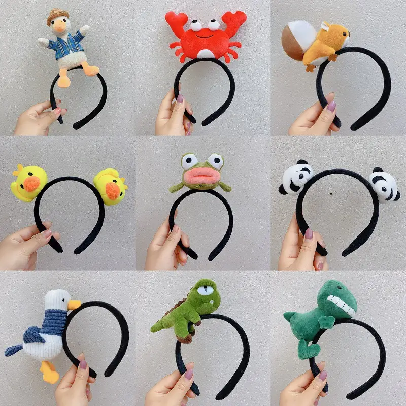 Cute Cartoon Hair Bands for Girls Women Cute Animal Headbands — feature 4